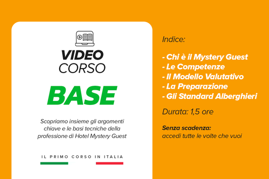 Corso Base Hotel Mystery Guest